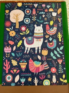 Havana Nights Whimsical Llama Dreams Multicolored 1000 Piece Jigsaw Puzzle